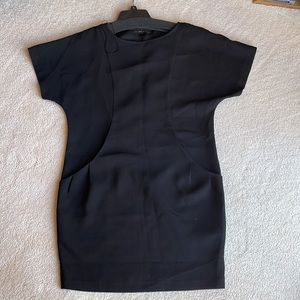 Zara Basic Black Dress with Pockets